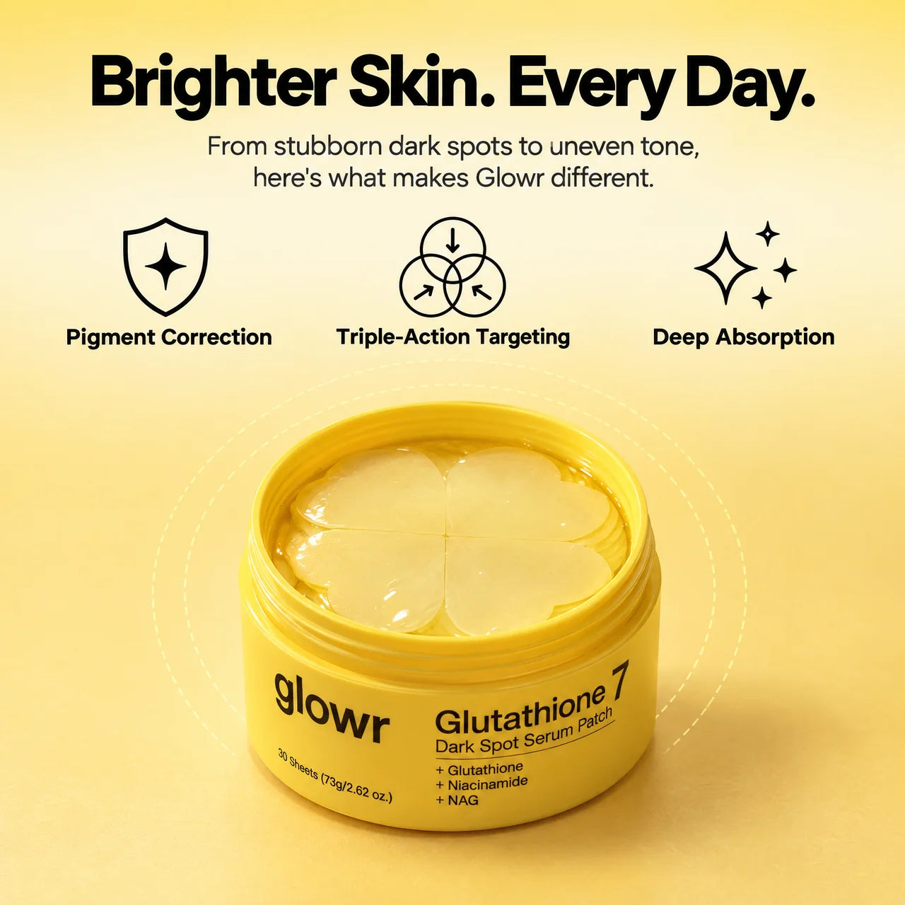 Glowr Glutathione Dark Spot Serum Patch 7